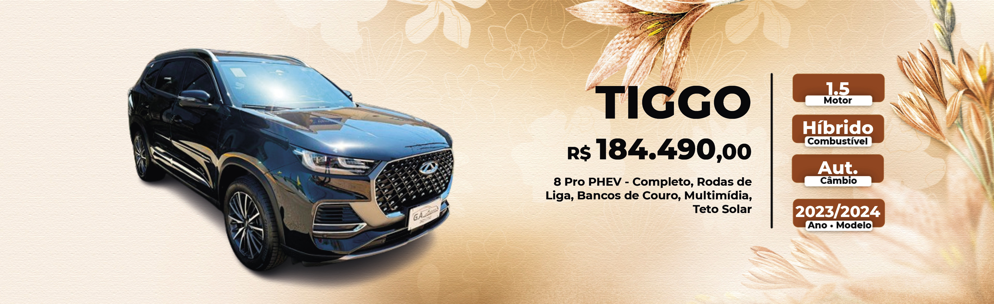 Tiggo 8 Preta 2024 - BPQ-3I21
